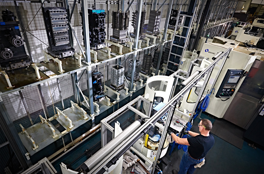 대규모의 팔레트 반송 시스템 모듈 MMC2